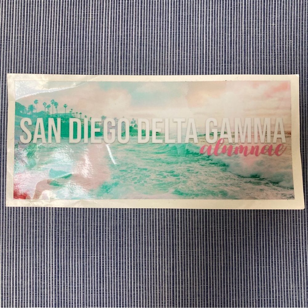 New San Diego Delta Gamma Alumnae Sticker